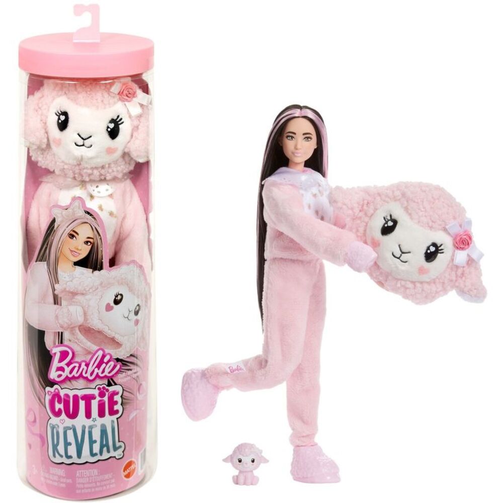 Barbie Cutie Reveal Cuddly Series Lamb Doll & Accessories  COLLECTIBLES